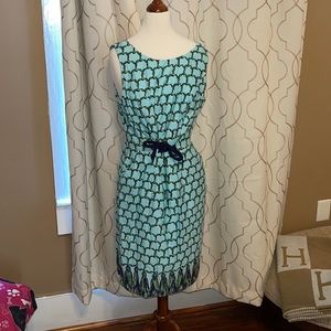Adorably Lilly Pulitzer tassel dress with bow tie